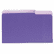 UNV15305 Recycled Interior File Folders, 1/3 Cut Top Tab, Legal, Violet, 100/Box By UNIVERSAL OFFICE PRODUCTS