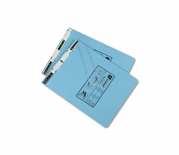 UNV15431 Pressboard Hanging Data Binder, 9-1/2 x 11, Unburst Sheets, Light Blue By UNIVERSAL OFFICE PRODUCTS
