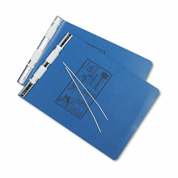 UNV15432 Pressboard Hanging Data Binder, 9-1/2 x 11, Unburst Sheets, Blue By UNIVERSAL OFFICE PRODUCTS