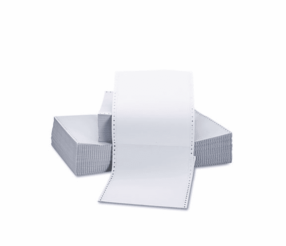UNV15703 Two-Part Carbonless Paper, 15lb, 9-1/2 x 11, Perforated, White, 1650 Sheets By UNIVERSAL OFFICE PRODUCTS