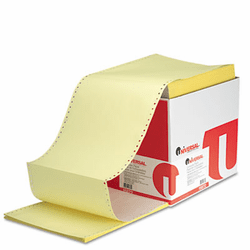 UNV15872 Multicolor Computer Paper, 2-Part Carbonless, 15lb, 9-1/2 x 11, 1800 Sheets By UNIVERSAL OFFICE PRODUCTS