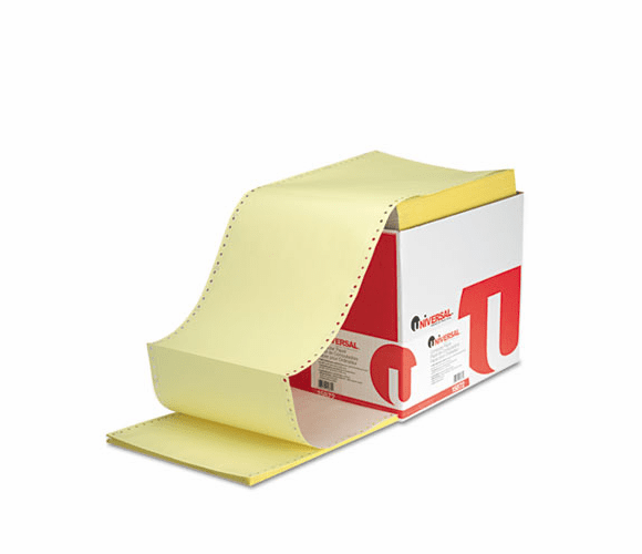UNV15872 Multicolor Computer Paper, 2-Part Carbonless, 15lb, 9-1/2 x 11, 1800 Sheets By UNIVERSAL OFFICE PRODUCTS