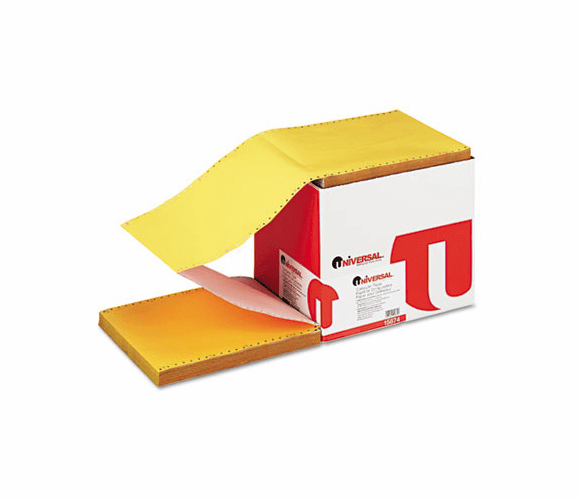 UNV15874 Multicolor Paper, 4-Part Carbonless, 15lb, 9-1/2 x 11, Perforated, 900 Sheets By UNIVERSAL OFFICE PRODUCTS