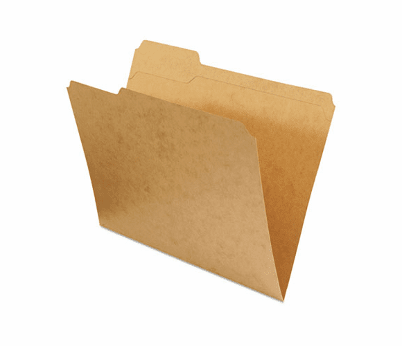 UNV16133 Kraft File Folders, 1/3 Cut Assorted, Top Tab, Letter, Brown, 100/Box By UNIVERSAL OFFICE PRODUCTS
