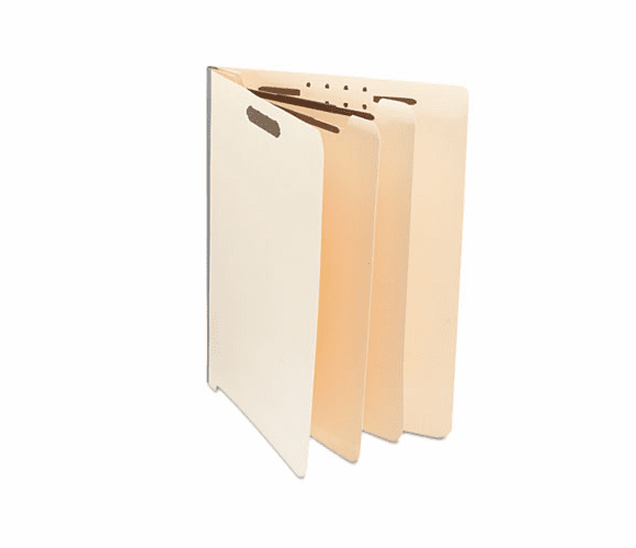 UNV16150 Manila End Tab Folders with Full Cut, Letter, Six-Section, 10/Box By UNIVERSAL OFFICE PRODUCTS
