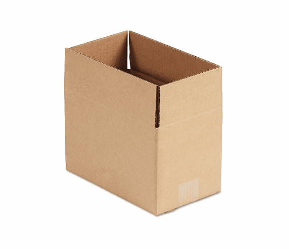 UNV166171 Corrugated Kraft Fixed-Depth Shipping Carton, 6w x 10l x 6h, Brown, 25/Bundle By UNIVERSAL OFFICE PRODUCTS