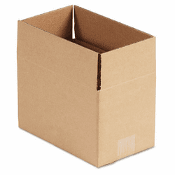 UNV166171 Corrugated Kraft Fixed-Depth Shipping Carton, 6w x 10l x 6h, Brown, 25/Bundle By UNIVERSAL OFFICE PRODUCTS