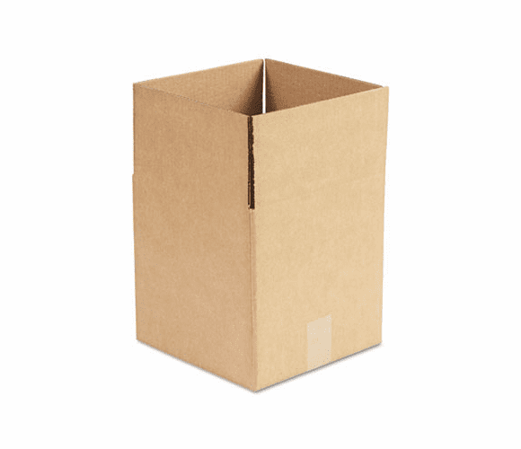 UNV166173 Corrugated Kraft Fixed-Depth Shipping Carton, 10w x 10l x 10h, Brown, 25/Bundle By UNIVERSAL OFFICE PRODUCTS