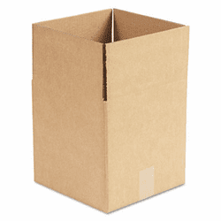 UNV166173 Corrugated Kraft Fixed-Depth Shipping Carton, 10w x 10l x 10h, Brown, 25/Bundle By UNIVERSAL OFFICE PRODUCTS