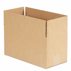 UNV166206 Corrugated Kraft Fixed-Depth Shipping Carton, 6w x 12l x 6h, Brown, 25/Bundle By UNIVERSAL OFFICE PRODUCTS