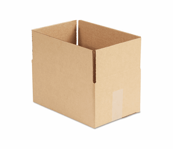 UNV166214 Corrugated Kraft Fixed-Depth Shipping Carton, 8w x 12l x 6h, Brown, 25/Bundle By UNIVERSAL OFFICE PRODUCTS