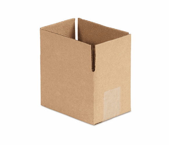 UNV166354 Corrugated Kraft Fixed-Depth Shipping Carton, 4w x 6l x 4h, Brown, 25/Bundle By UNIVERSAL OFFICE PRODUCTS