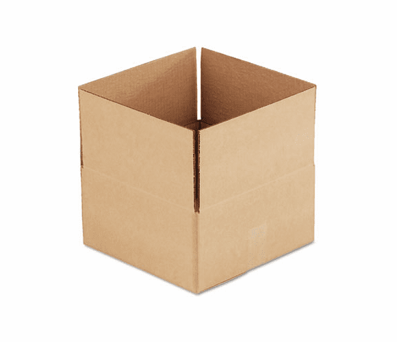UNV166538 Corrugated Kraft Fixed-Depth Shipping Carton, 12w x 12l x 6h, Brown, 25/Bundle By UNIVERSAL OFFICE PRODUCTS