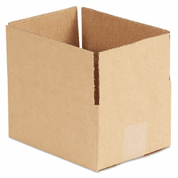 UNV166754 Corrugated Kraft Fixed-Depth Shipping Carton, 6w x 8l x 4h, Brown, 25/Bundle By UNIVERSAL OFFICE PRODUCTS