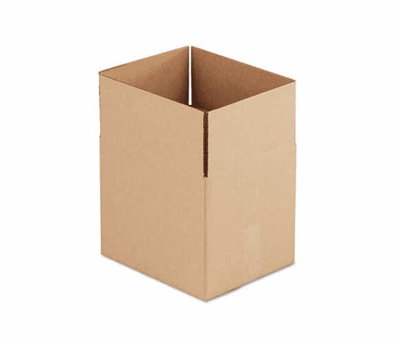 UNV166814 Corrugated Kraft Fixed-Depth Shipping Carton, 10w x 12l x 10h, Brown, 25/Bundle By UNIVERSAL OFFICE PRODUCTS