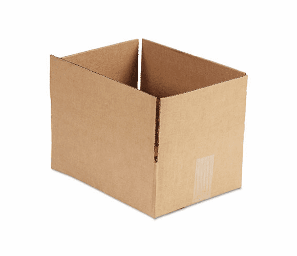 UNV166982 Corrugated Kraft Fixed-Depth Shipping Carton, 9w x 12l x 4h, Brown, 25/Bundle By UNIVERSAL OFFICE PRODUCTS