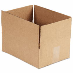 UNV166982 Corrugated Kraft Fixed-Depth Shipping Carton, 9w x 12l x 4h, Brown, 25/Bundle By UNIVERSAL OFFICE PRODUCTS