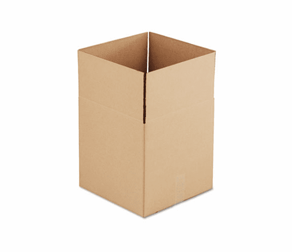 UNV167069 Corrugated Kraft Fixed-Depth Shipping Carton, 14w x 14l x 14h, Brown, 25/Bundle By UNIVERSAL OFFICE PRODUCTS