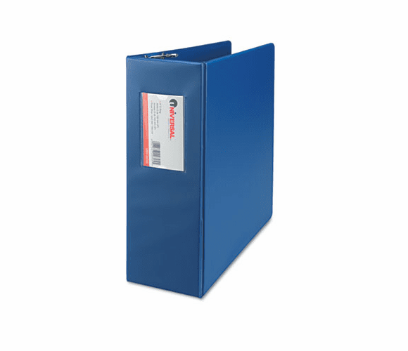 UNV20705 D-Ring Binder, 4" Capacity, 8-1/2 x 11, Royal Blue By UNIVERSAL OFFICE PRODUCTS