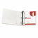 UNV20748 Economy D-Ring Vinyl View Binder, 3" Capacity, White By UNIVERSAL OFFICE PRODUCTS