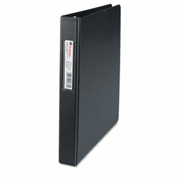 UNV20761 D-Ring Binder, 1" Capacity, 8-1/2 x 11, Black By UNIVERSAL OFFICE PRODUCTS