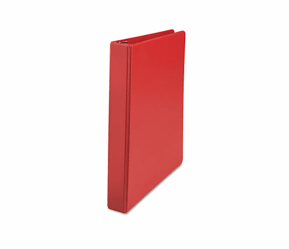 UNV20763 D-Ring Binder, 1" Capacity, 8-1/2 x 11, Red By UNIVERSAL OFFICE PRODUCTS