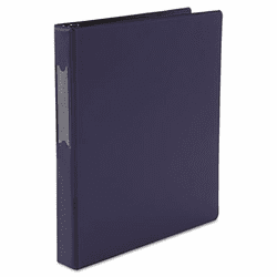 UNV20768 D-Ring Binder, 1" Capacity, 8-1/2 x 11, Navy Blue By UNIVERSAL OFFICE PRODUCTS