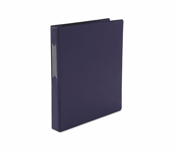 UNV20768 D-Ring Binder, 1" Capacity, 8-1/2 x 11, Navy Blue By UNIVERSAL OFFICE PRODUCTS