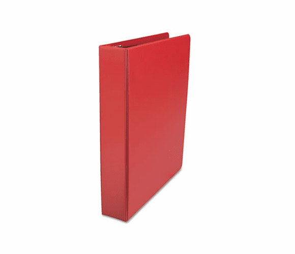 UNV20773 D-Ring Binder, 1-1/2" Capacity, 8-1/2 x 11, Red By UNIVERSAL OFFICE PRODUCTS