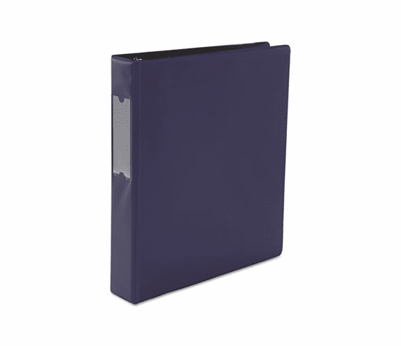 UNV20778 D-Ring Binder, 1-1/2" Capacity, 8-1/2 x 11, Navy Blue By UNIVERSAL OFFICE PRODUCTS