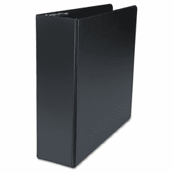 UNV20791 D-Ring Binder, 3" Capacity, 8-1/2 x 11, Black By UNIVERSAL OFFICE PRODUCTS