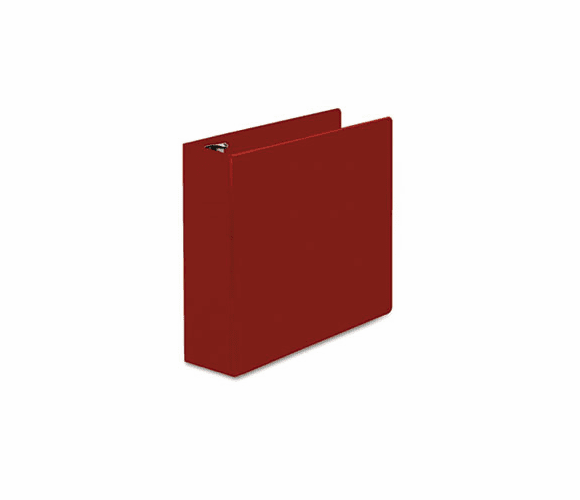 UNV20793 D-Ring Binder, 3" Capacity, 8-1/2 x 11, Red By UNIVERSAL OFFICE PRODUCTS