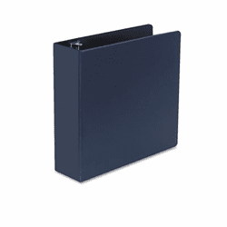 UNV20795 D-Ring Binder, 3" Capacity, 8-1/2 x 11, Royal Blue By UNIVERSAL OFFICE PRODUCTS