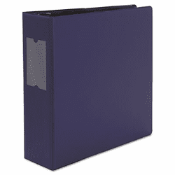 UNV20798 D-Ring Binder, 3" Capacity, 8-1/2 x 11, Navy Blue By UNIVERSAL OFFICE PRODUCTS