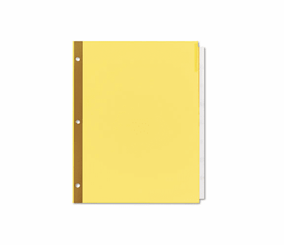 UNV21877 Extended Insert Indexes, Eight Clear Tabs, Letter, Buff, 6 Sets/Box By UNIVERSAL OFFICE PRODUCTS