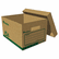 UNV28220 Recycled Record Storage Box, Letter, 12" x 24" x 10", Kraft, 12/Carton By UNIVERSAL OFFICE PRODUCTS