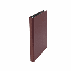 UNV30406 Suede Finish Vinyl Round Ring Binder, 1/2" Capacity, Maroon By UNIVERSAL OFFICE PRODUCTS