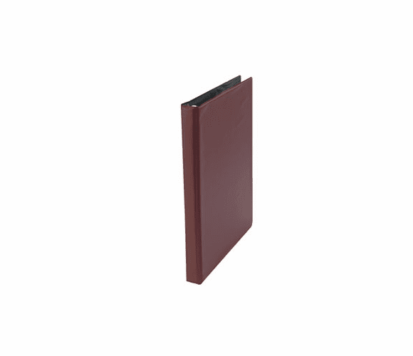 UNV30406 Suede Finish Vinyl Round Ring Binder, 1/2" Capacity, Maroon By UNIVERSAL OFFICE PRODUCTS