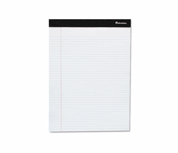 UNV30630 Perforated Edge Ruled Writing Pads, Legal, 6/Pack, White By UNIVERSAL OFFICE PRODUCTS