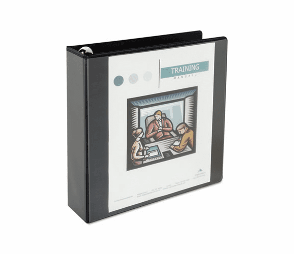 UNV30771 Comfort Grip Round Ring View Binder, 2" Capacity, 9-1/2 x 11, Black By UNIVERSAL OFFICE PRODUCTS