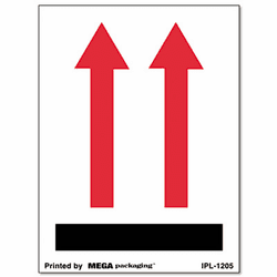 UNV312483 Red Arrows Self-Adhesive Shipping Labels, 3 x 4, 500/Roll By UNIVERSAL OFFICE PRODUCTS