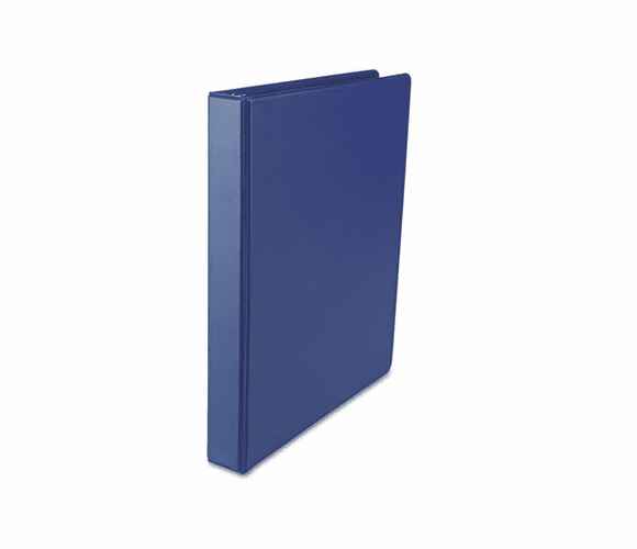 UNV31402 Suede Finish Vinyl Round Ring Binder, 1" Capacity, Royal Blue By UNIVERSAL OFFICE PRODUCTS