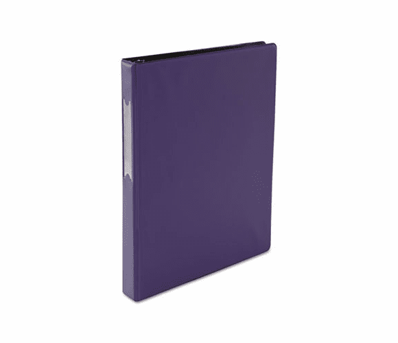 UNV31412 Suede Finish Vinyl Round Ring Binder With Label Holder, 1" Capacity, Royal Blue By UNIVERSAL OFFICE PRODUCTS