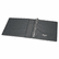 UNV34401 Suede Finish Vinyl Round Ring Binder, 2" Capacity, Black By UNIVERSAL OFFICE PRODUCTS