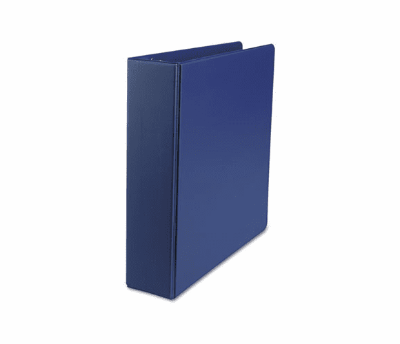 UNV34402 Suede Finish Vinyl Round Ring Binder, 2" Capacity, Royal Blue By UNIVERSAL OFFICE PRODUCTS
