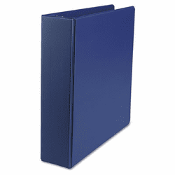 UNV34402 Suede Finish Vinyl Round Ring Binder, 2" Capacity, Royal Blue By UNIVERSAL OFFICE PRODUCTS