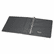 UNV34411 Suede Finish Vinyl Round Ring Binder With Label Holder, 2" Capacity, Black By UNIVERSAL OFFICE PRODUCTS