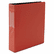 UNV34416 Suede Finish Vinyl Round Ring Binder With Label Holder, 2" Capacity, Red By UNIVERSAL OFFICE PRODUCTS