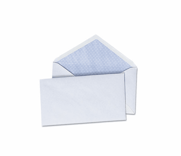 UNV35204 Security V-Flap Envelope, 3 5/8 x 6 1/2, White, 250/Box By UNIVERSAL OFFICE PRODUCTS