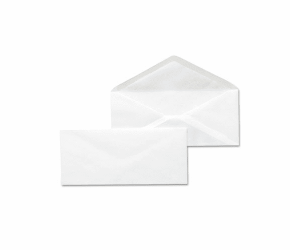 UNV35210 Business Envelope, V-Flap, #10, White, 500/Box By UNIVERSAL OFFICE PRODUCTS